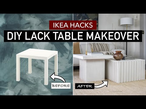 Ikea Red Metal Side Table