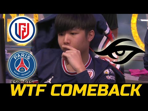 SECRET VS PSG.LGD GAME 2 - ONE MISTAKE COMEBACK TI10 UPPER BRACKET