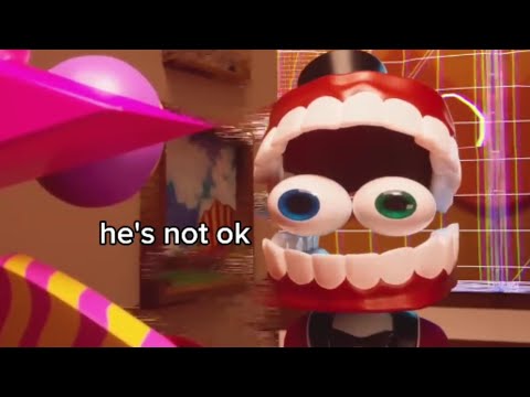 Digital Circus episode 3 but it's just Caine being silly and goofy for 1 minutes and 29 seconds