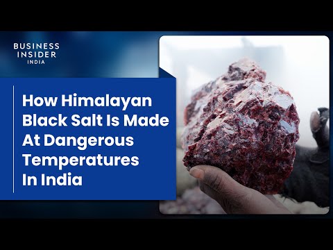How Himalayan Black Salt Is Made At Dangerous Temperatures In India