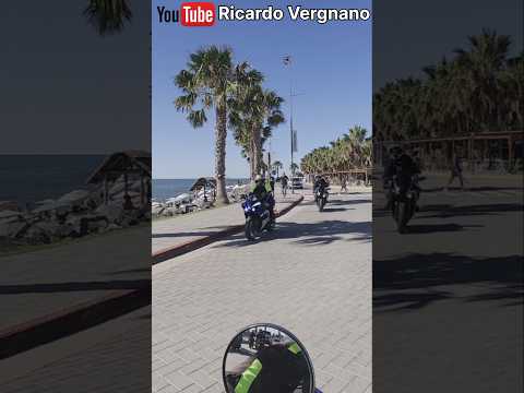 Recorriendo la costanera y playas de Miramar Córdoba, llegando con nuestras motos antiguas #clásicas