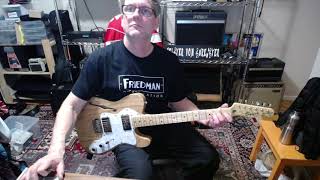 Video thumbnail for Squire Vintage Modified '72 Telecaster Thinline by Kelster Von Shredster