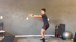 Air Squat - Agachamento com braço pra frente