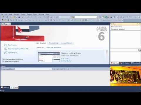 Mikrocontrollerprogrammierung #1 Atmel Studio und das Blinken von 2 LEDs