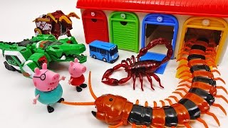 Go Go Geo Meca, Tayo the Little Bus Garage Station is Under Attack by Monster Bugs ~!