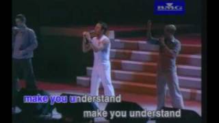 Westlife - Open Your Heart (Karaoke - sing along with Westlife) (The Best Quality Sound)