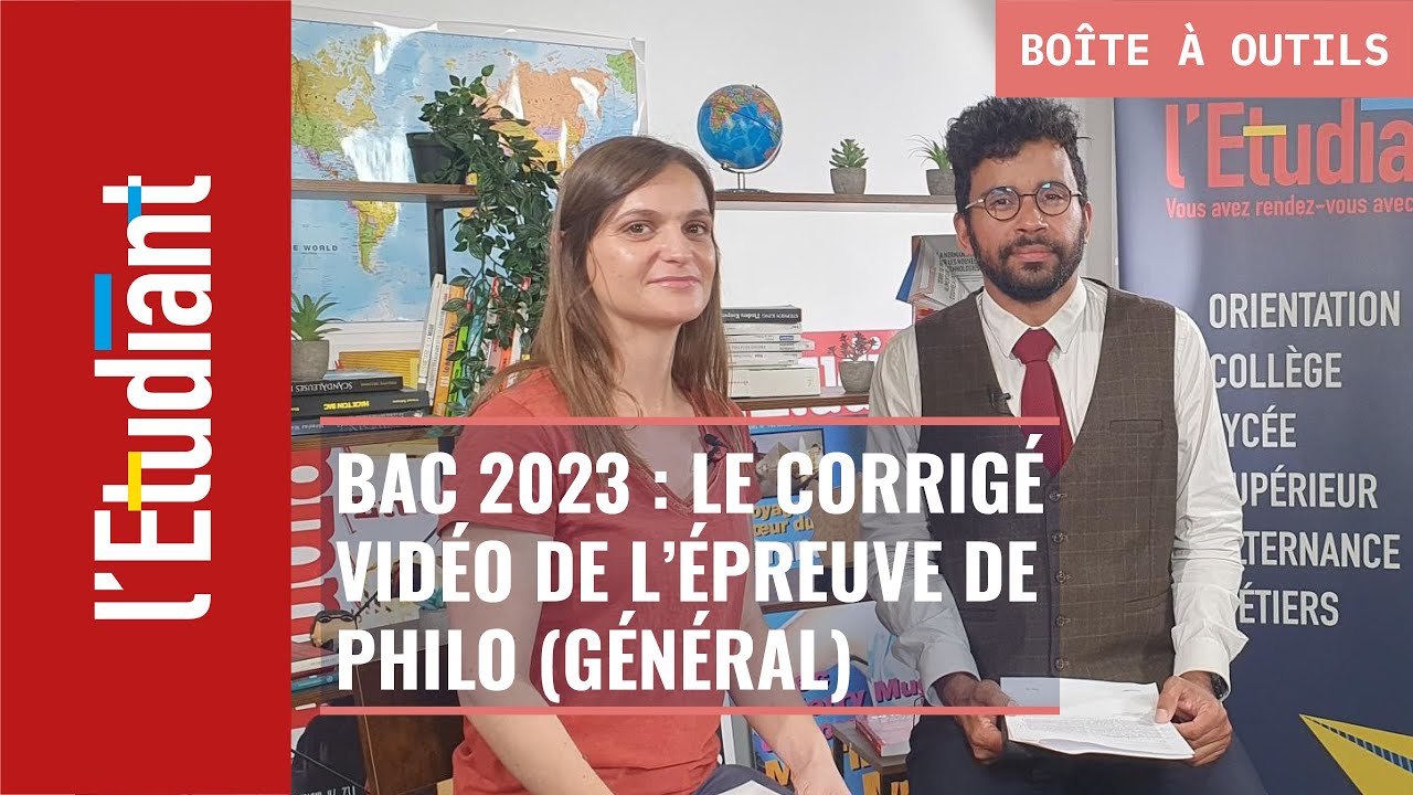Bac 2023 : les corrigés vidéos de l'épreuve de philo (série générale)