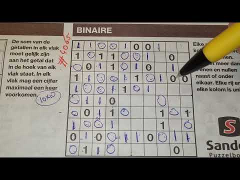 Year of the Tiger! (#4065) Binary Sudoku  part 1 of 3 02-02-2022