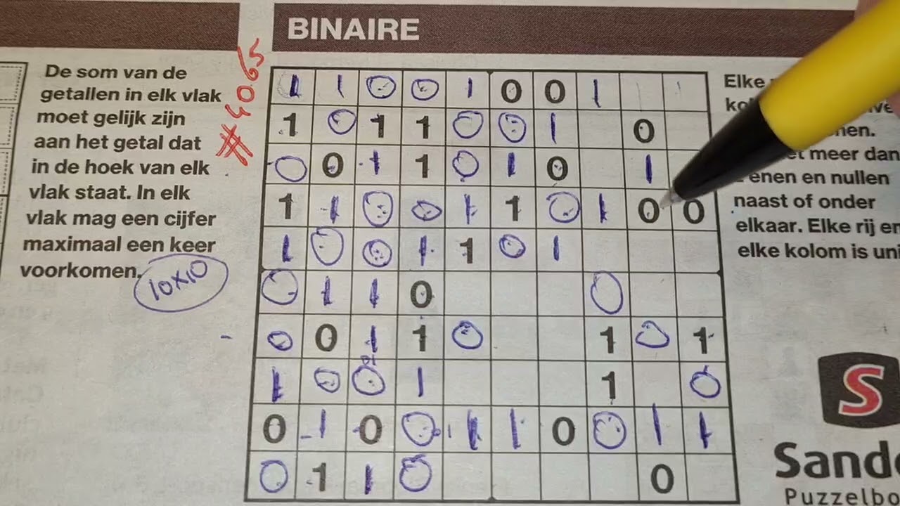 Year of the Tiger! (#4065) Binary Sudoku  part 1 of 3 02-02-2022