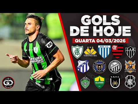 🥅 TODOS OS GOLS DESTA QUARTA 04/03/2026 GOLS DA COPA DO BRASIL,GOLS DE HOJE,GOLS DA RODADA(COMPLETO)