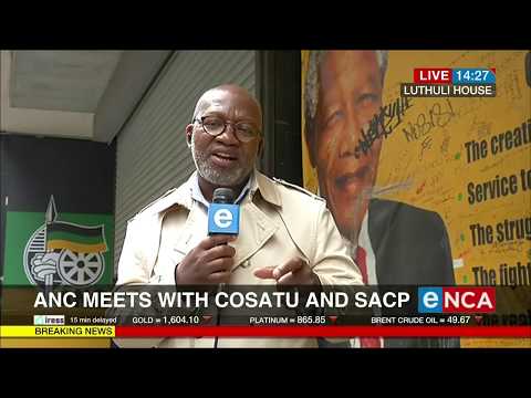 ANC meets with Cosatu and SACP