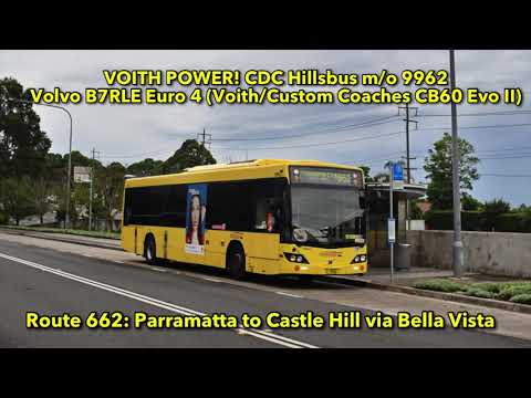 VOITH POWER! CDC NSW m/o 9962: Volvo B7RLE (Voith/CC CB60 Evo II)