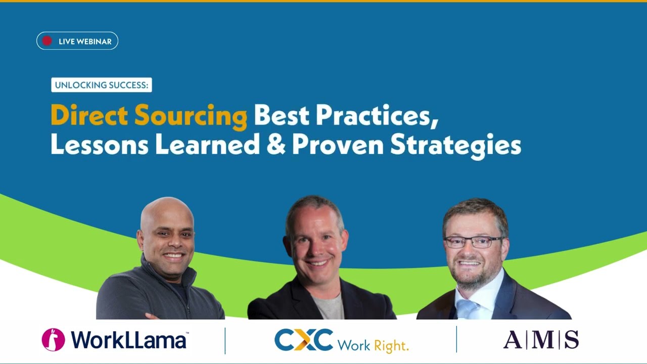 Direct Sourcing Best Practices, Lessons Learned & Proven Strategies - Webinar Replay