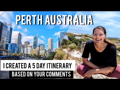 Possibly the best 5 day travel itinerary for PERTH AUSTRALIA ❤️ Thanks to your feedback!