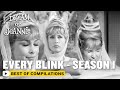Every Blink Supercut Season 1 I Dream Of Jeannie