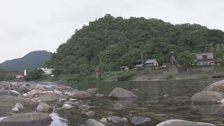 長良川で1人でアユ釣り中に流されたか 50代くらいの男性が救助されるも心肺停止 岐阜・美濃市の「美濃橋」から約400メートル下流