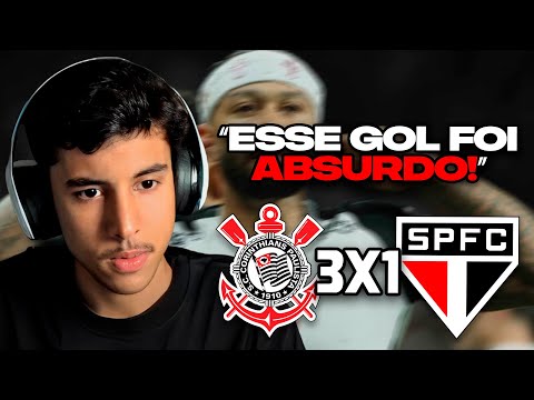 RENATO REAGE: CORINTHIANS 3 X 1 SÃO PAULO | MELHORES MOMENTOS | 34ª RODADA BRASILEIRÃO 2025