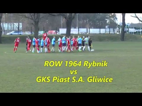 ŚLJS: ROW Rybnik 2:2 Piast Gliwice [27.03.2016r.]