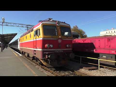 (HD) Croatia - Trains at Zagreb Glavani Kolodvor 19/10/17