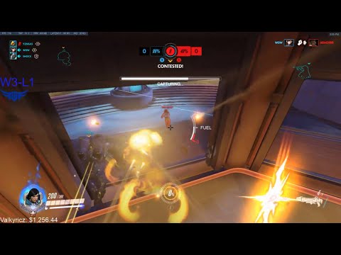 Overwatch Rank 1 Pharah YZNSA Showing His Sick Gameplay Skills