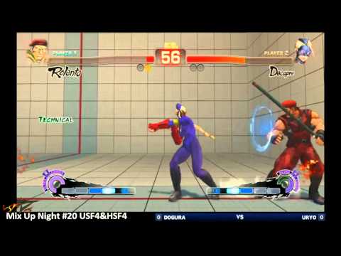 USF4 : Mix-up Night#20 - Uryo(Decapre)  vs Dogura(Rolento)
