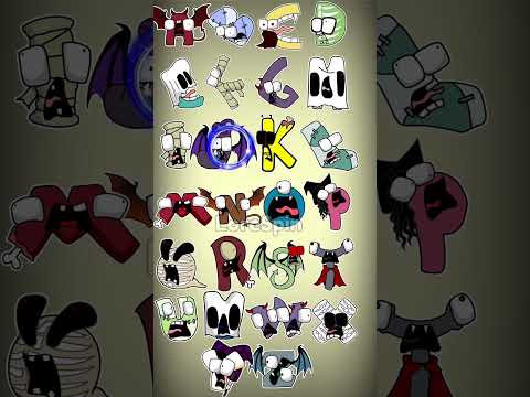 ALPHABET LORE A-Z but halloween version - ALPHABET LORE ANIMATION MEME - abcdefghijklmnopqrstuvwxyz