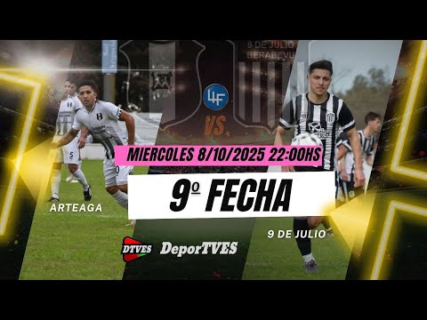 9º FECHA LIF ARTEAGA VS 9 DE JULIO #laradioquesescuchaytves