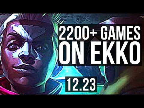 EKKO vs GRAGAS (TOP) | 7.8M mastery, 2200+ games, 7 solo kills | EUW Grandmaster | 12.23
