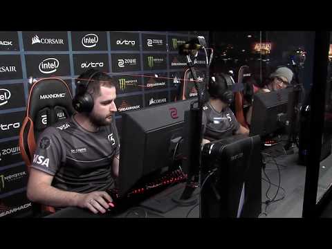 FALLEN CLUTCH 1V3 | SK GAMING VS FNATIC - DREAMHACK ASTRO FINALS