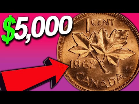 "SUPER RARE 1962 PENNY ERROR" - Valuable Canadian Penny Varieties You Can Find!!
