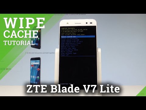 How to Wipe Cache Partition in ZTE Blade V7 Lite |HardReset.info