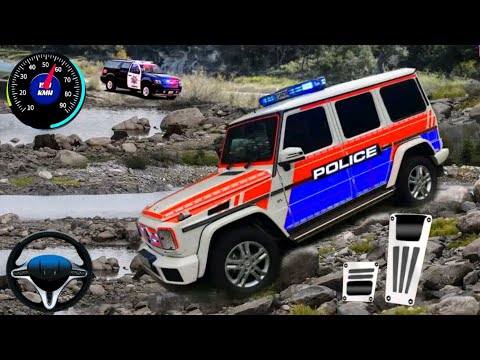 Offroad Police Car Chase Job Simulator - 4x4 SUV Police Cop's Cruiser - Android GamePlay