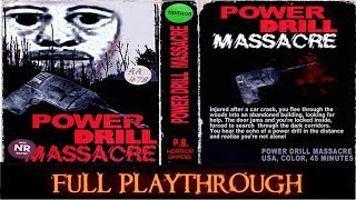 Power Drill Massacre | Full Playthrough **All Endings** | Gameplay Walkthrough No Commentary