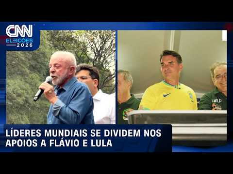 Eleições: líderes mundiais se dividem nos apoios a Flávio e Lula | CNN AGORA