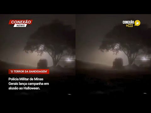 Polícia Militar de Minas Gerais lança campanha em alusão ao Halloween.