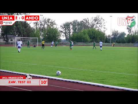 Unia Hrubieszów - Andoria Mircze Półfinał Pucharu Starosty 2022/2023 (Bramki - I Połowa)