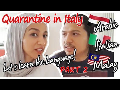 Language Lessons (Italian Malay Arabic) |Part 2| Quarantine 14 Days 🇮🇹
