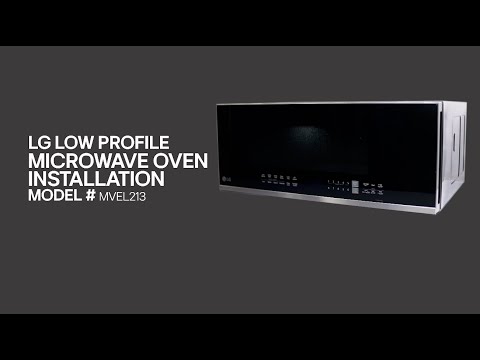 [LG Microwaves] How To Install A Low Profile Microwave