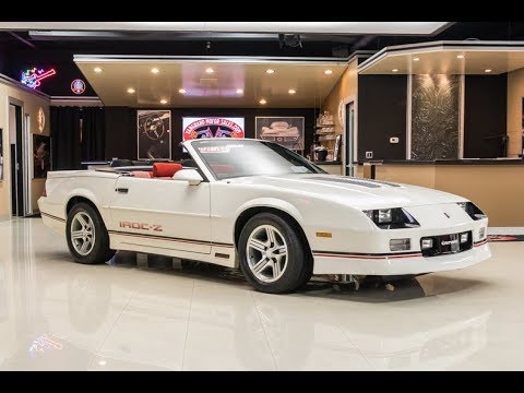 1989 Chevrolet Camaro IROC Z28 Convertible (CC-1070545) for sale in Plymouth, Michigan