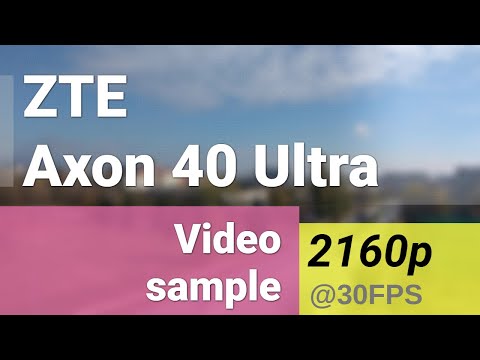 4K 2160p 30fps (main camera) - ZTE Axon 40 Ultra video stabilization sample