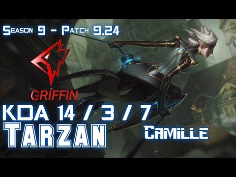 GRF Tarzan CAMILLE vs EKKO Jungle - Patch 9.24 KR Ranked