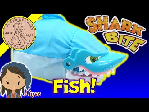 Dad & Daughter Play Shark Bite Family Shark Attack Game - Pressman Toys