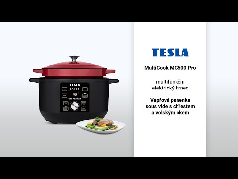 🍴Vepřová panenka Sous vide s chřestem | TESLA MultiCook MC600 Pro - multifunkční hrnec