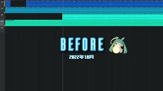 【ボカロP一年目】作曲初心者の成長がわかる動画【ビフォーアフター】#新人ボカロP