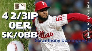 Seranthony Domínguez | June 17 ~ July 1, 2022 (5G) | MLB highlights