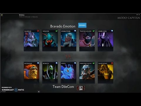 Team DileCom VS Bravado Gaming ( Dota 2 ) xD ..!!!! WESG  2107 China