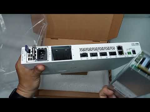 Mikrotik 64MB Four Gigabit QSFP28 Ports Switch, CRS504-4XQ-IN