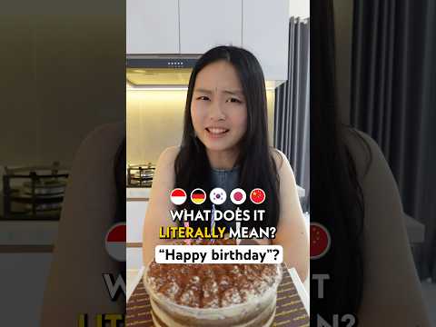 여러 언어로 ‘생일 축하해’를 말하면? 🎂👀