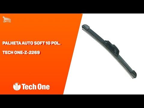 Palheta Auto Soft 10 Pol. TECH ONE-Z-2269 - Video
