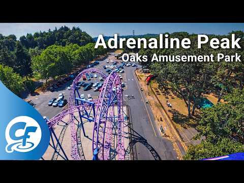 Front row point of view footage of Adrenaline Peak